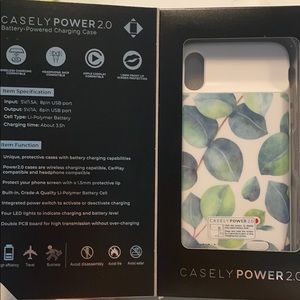 IPhone X Casely Power 2.0 + Casely Glass